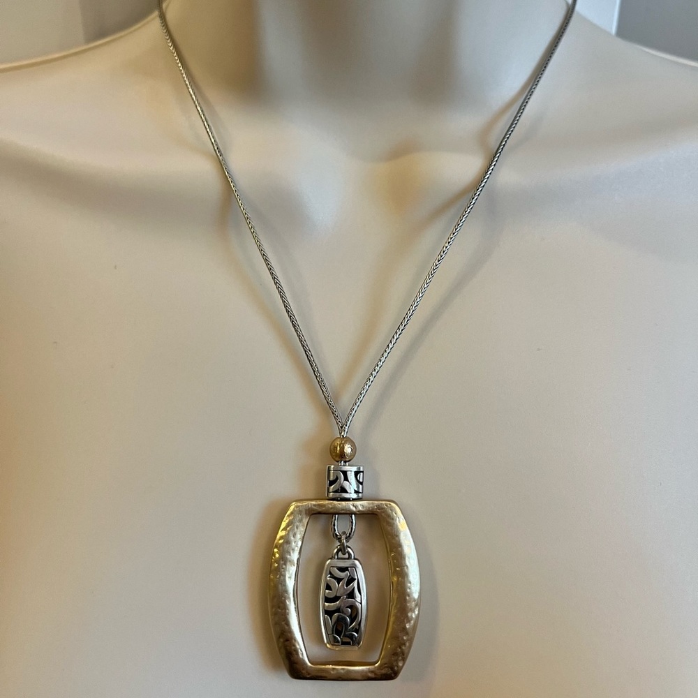 Brighton Necklace - Two Toned, Silver and Gold
